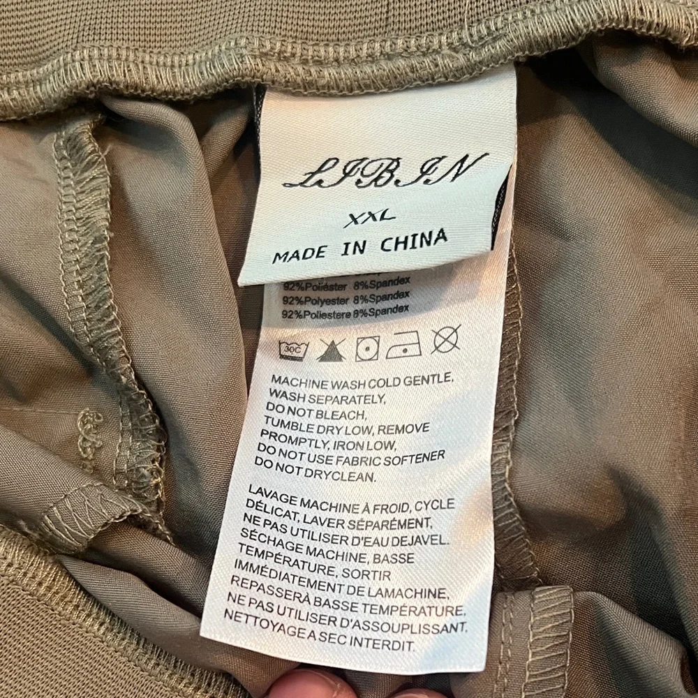 NWT - XXL - Libian Green Cargo Jogger Pants - UPF 50 - Picture 5 of 8